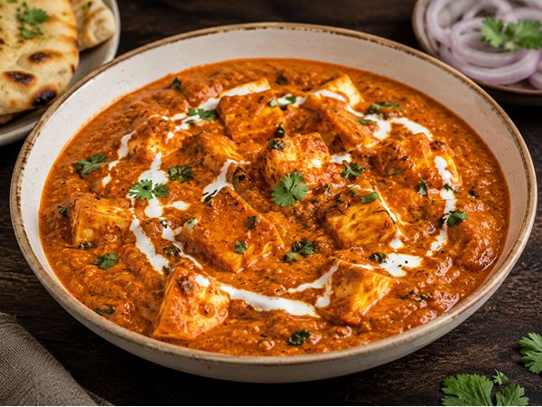 Paneer Lababdar - Cottage cheese cooked in luscious tomato cashew gravy