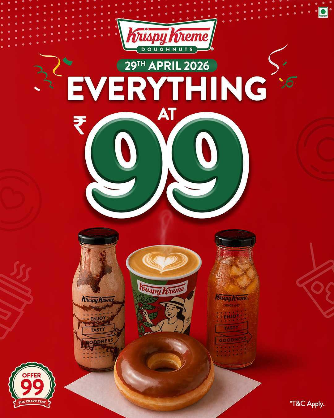 Krispy Kreme Offer 99
