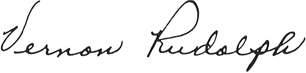 Vernon Rudolph Signature