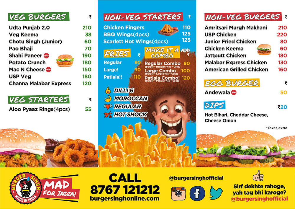 Burger Singh Nagpur Pune Delhi Ncr Ludhiana Dehradun Get