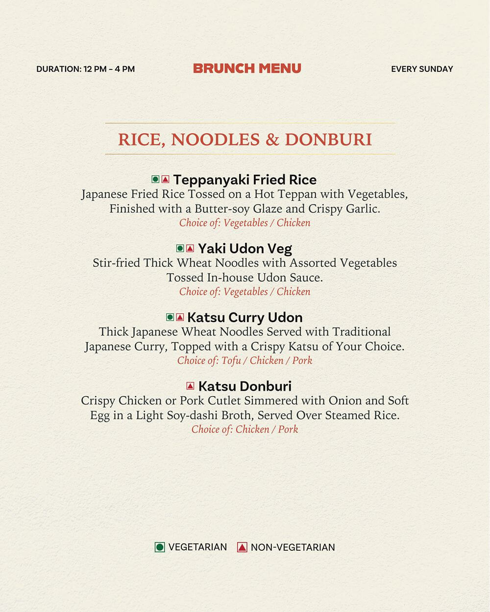 Kofuku brunch menu, page 6 of 10