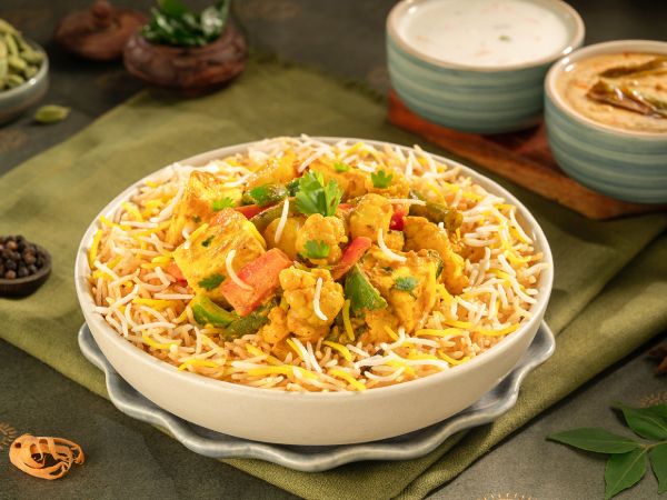 Special Veg Delight Hyderabadi Biryani