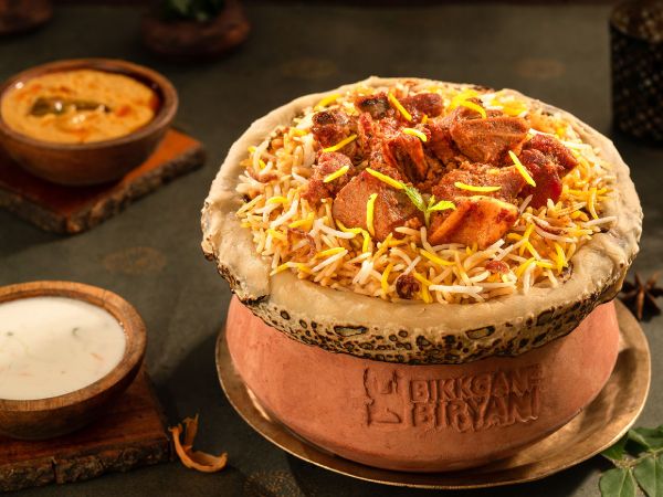 Handi Mutton Dum Hyderabadi Biryani