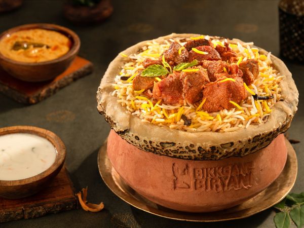 Handi Mutton Hyderabadi Boneless Biryani