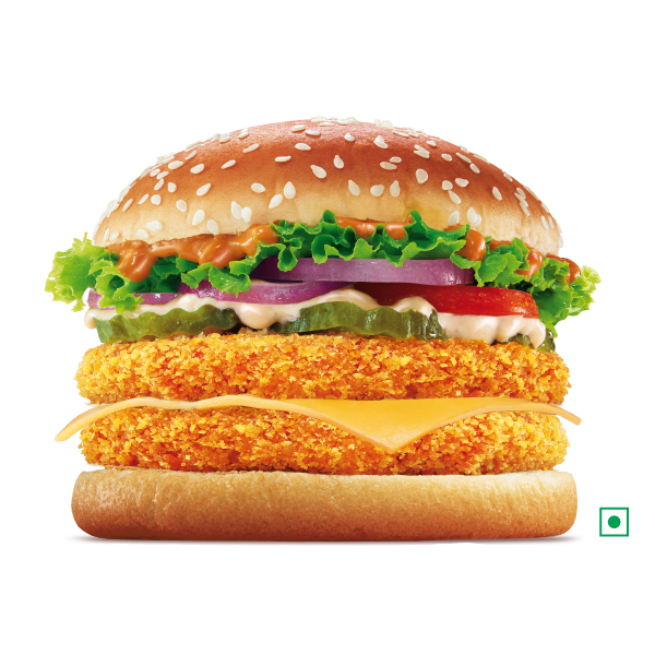 Extra Crunchy Veg Whopper Deluxe(Reg. Size Bun) Stacker.